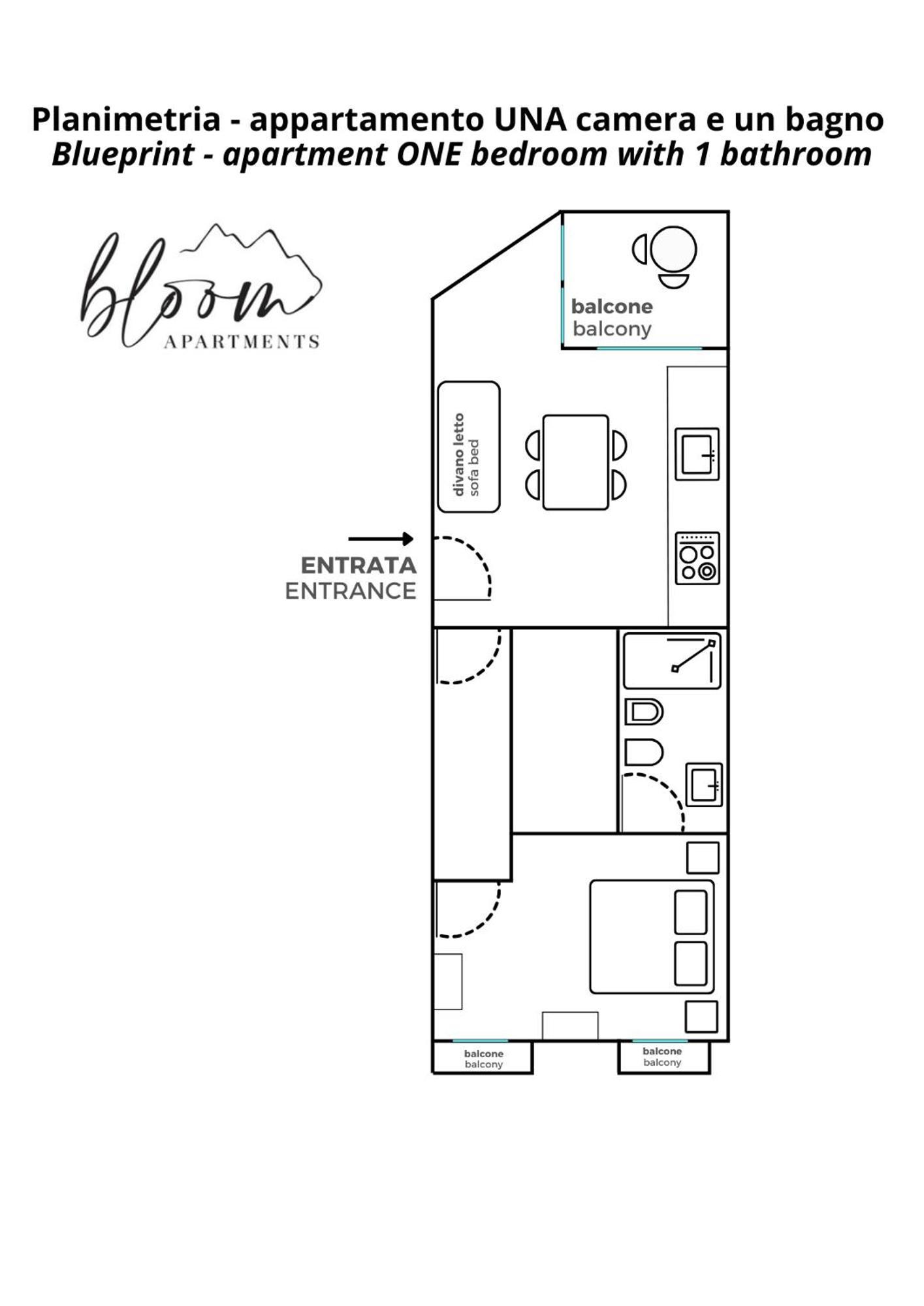 Bloom Apartments 트렌토 외부 사진