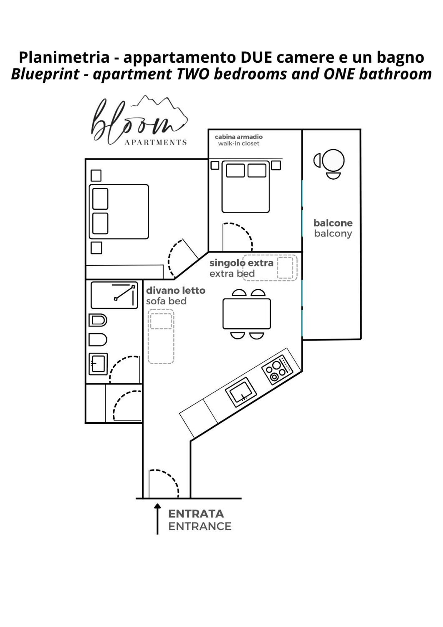 Bloom Apartments 트렌토 외부 사진