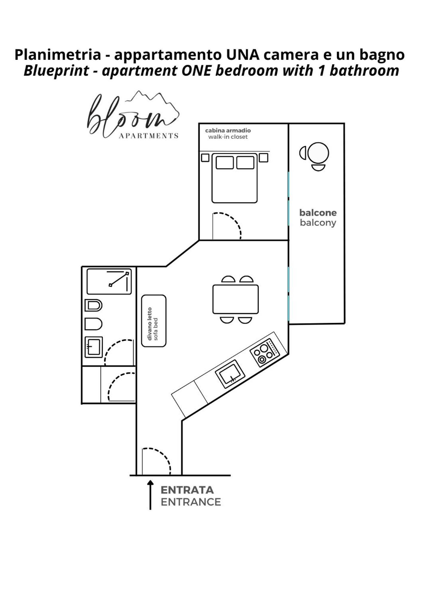 Bloom Apartments 트렌토 외부 사진
